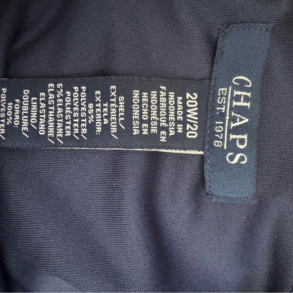 Women’s CHAPS Faux Wrap Dress 20W - Picture 2 of 7